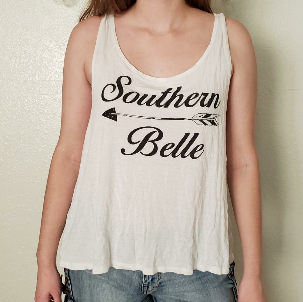 Southern Belle Flowy Tank Top